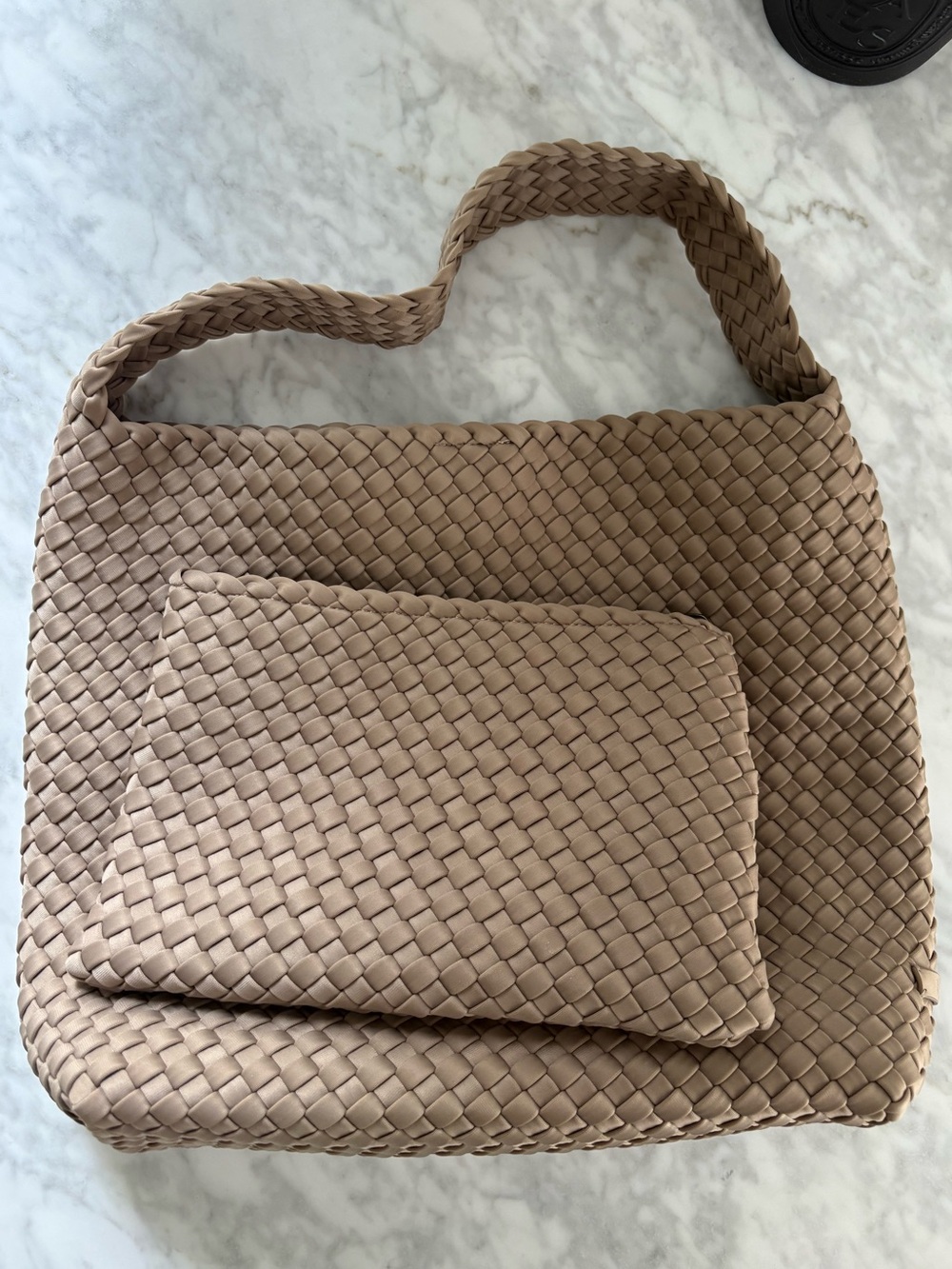Naghedi Nomad Medium Hobo bag in Cashmere